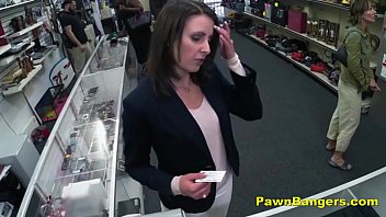 Cheeky Shop Owner Bangs Customer'_s Pussy