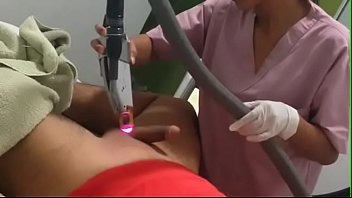 laser hair removal by indian nurse