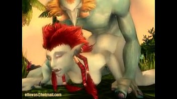 World Of Warcraft troll porn (Ellowas)