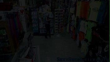 nutted teenager shoplifter