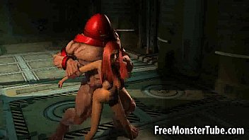 3D redhead babe getting fucked by The Juggernaut
