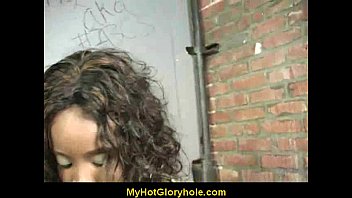 Hot Girl Blows A Stranger In A Bathroom Gloryhole 9